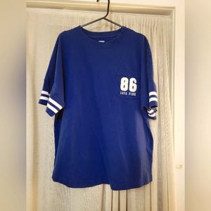 VS PINK 3/4 SLEEVE T SHIRT, SIZE M